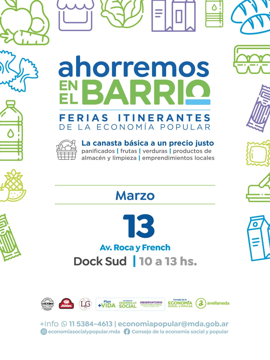 Avellaneda refuerza el apoyo alimentario en escuelas ante la crisis nacional