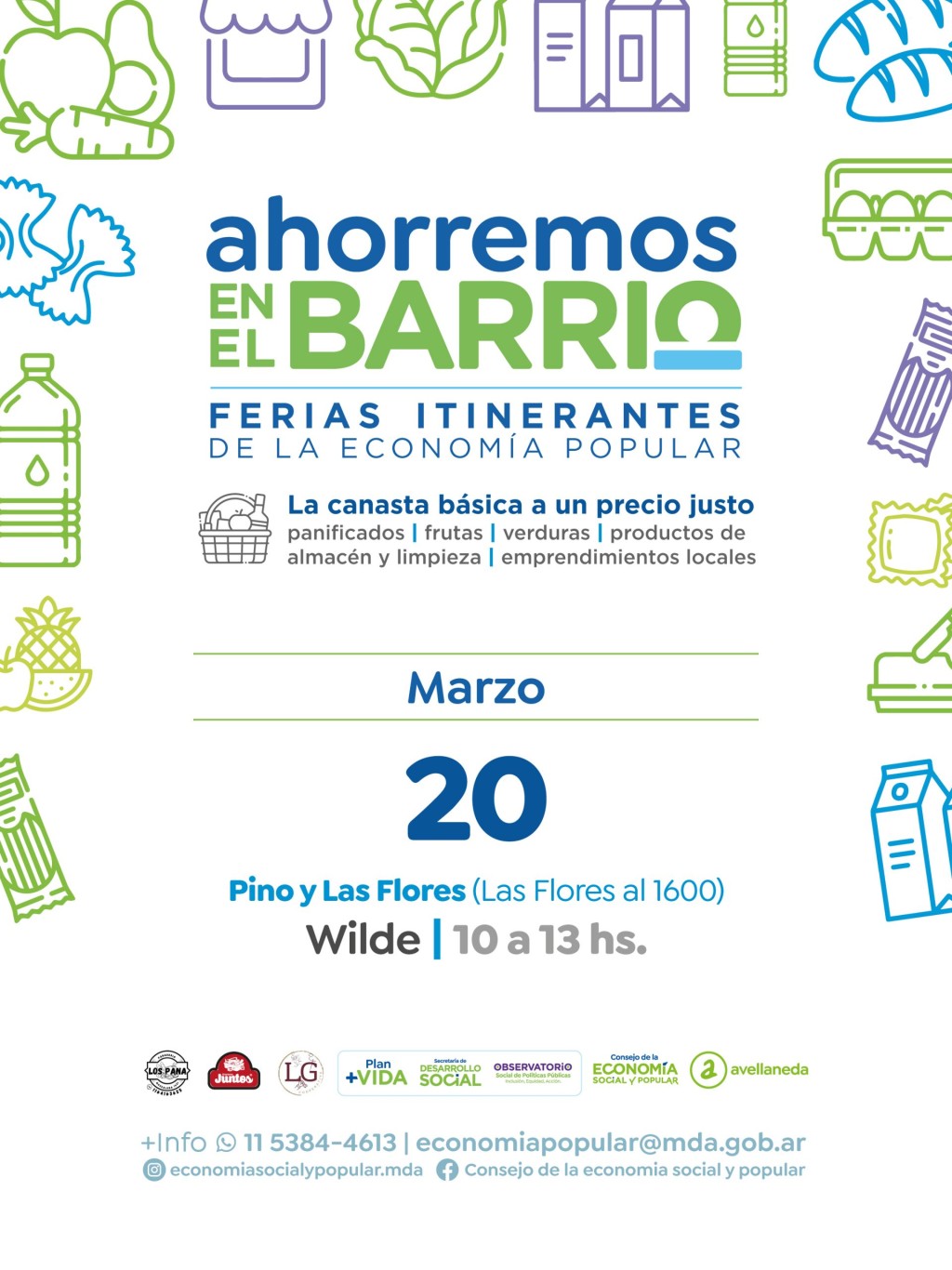 Avanza el programa &ldquo;Ahorremos en el Barrio&rdquo; con una nueva feria en Wilde