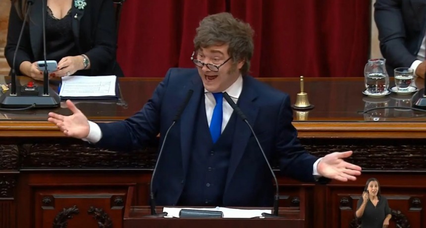 Entre gritos, mentiras y acusaciones: Milei inaugur&oacute; el a&ntilde;o legislativo sin anuncios y con fuertes ataques a la oposici&oacute;n