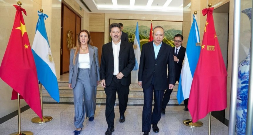 Merlo profundiza lazos con China: Men&eacute;ndez se reuni&oacute; con el embajador Wang Wei y apuntan a m&aacute;s inversiones