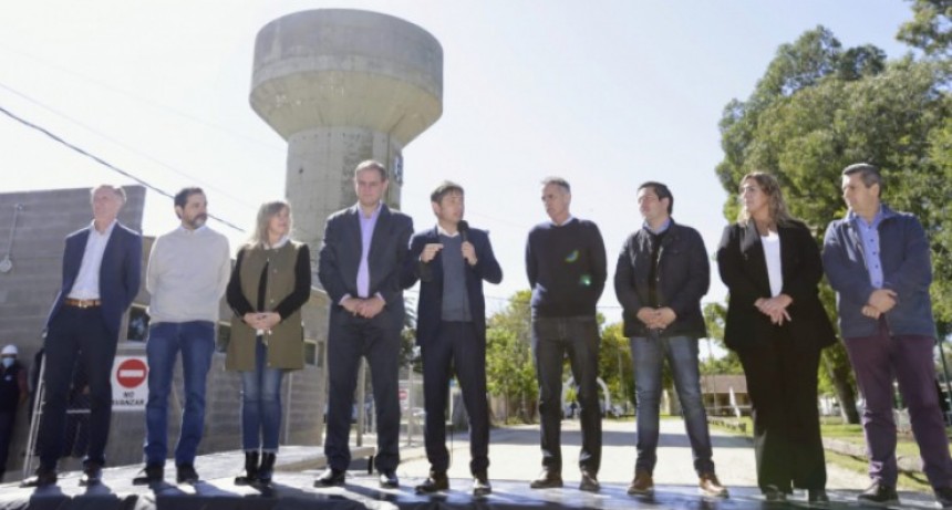 Se inauguraron obras para ampliar la provisión de agua potable en General Madariaga
