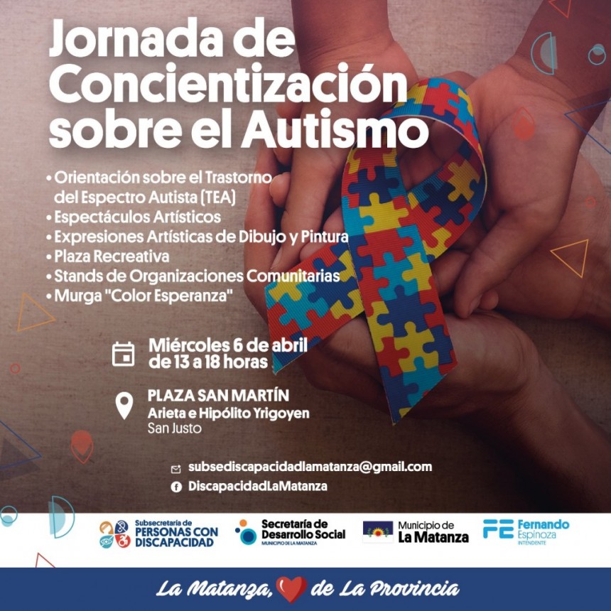 Jornada de Concientización sobre el Autismo