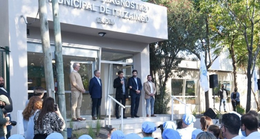 Kicillof y Descalzo inauguraron un Centro de Diagnóstico Municipal en Ituzaingó