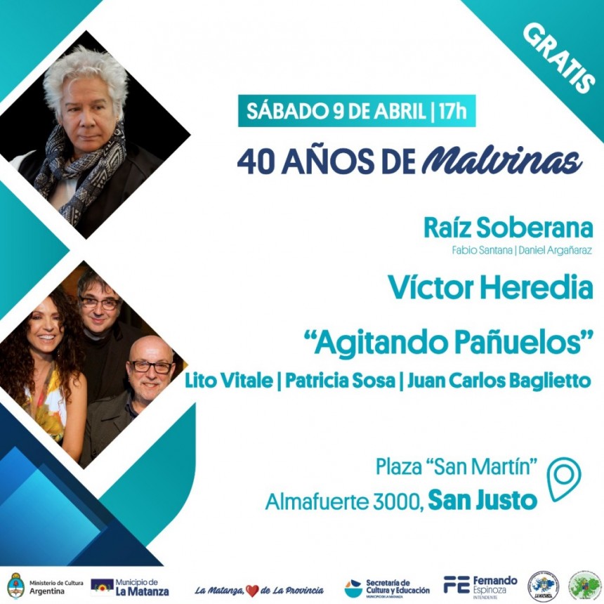 Continúa el homenaje en La Matanza a los veteranos y los caídos en Malvinas con actividades gratuitas