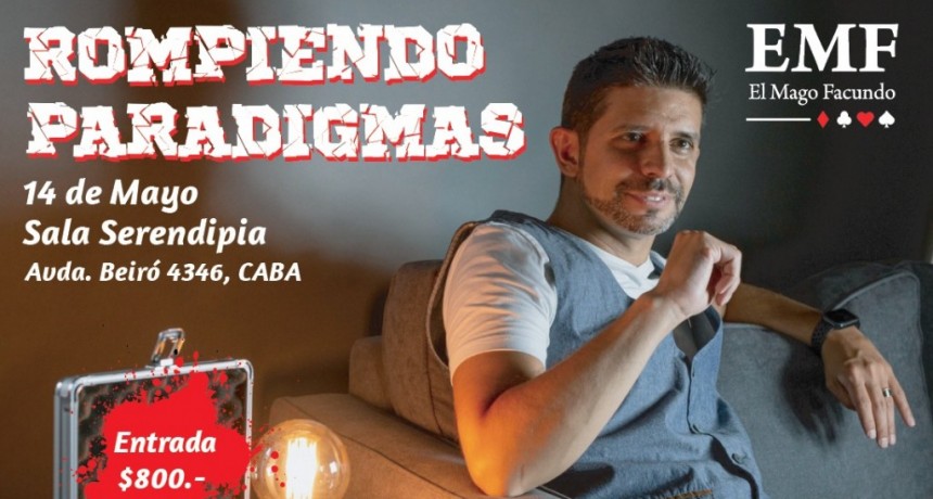 El Mago Facundo estrenará show que rompe con el molde de los espectáculos tradicionales