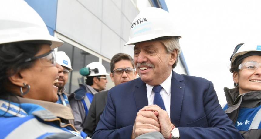 “Estamos poniendo en valor algo muy importante para el desarrollo de la Argentina”, dijo el presidente en el lanzamiento del gasoducto Néstor Kirchner
