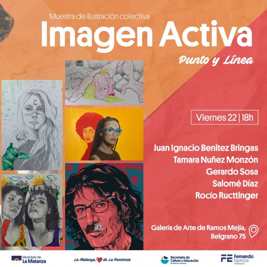 Imagen Activa presenta “Punto y Línea” en la Casa de la Cultura de Ramos Mejía