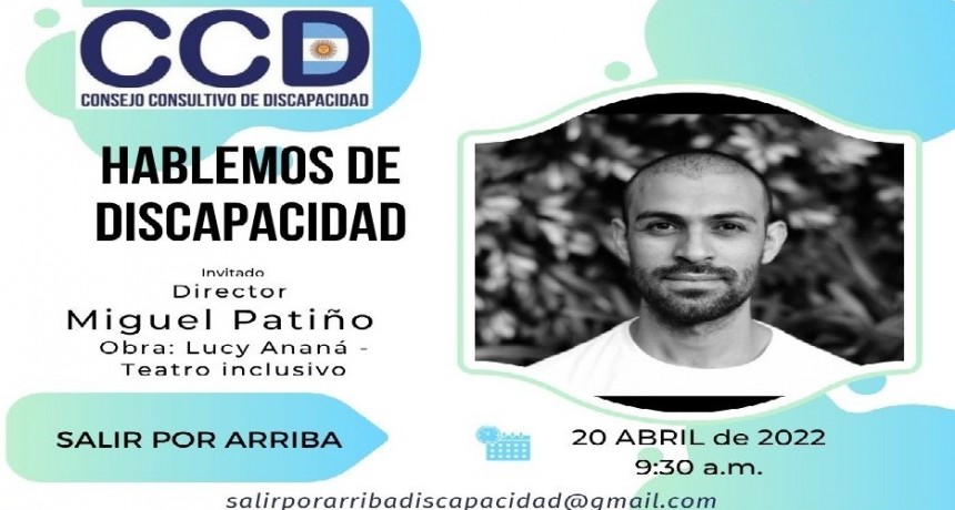 Entrevista a MIGUEL PATIÑO, en Hablemos de Discapacidad