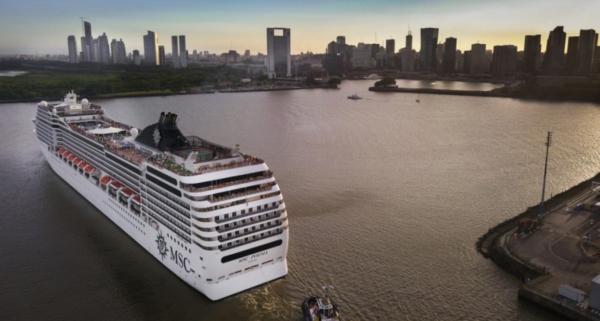 Récord de pasajeros en Cruceros: casi 580 mil turistas viajaron por Argentina
