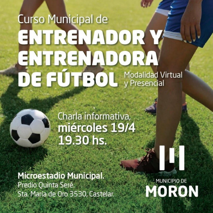 Nuevo curso municipal de entrenadores y entrenadoras de fútbol