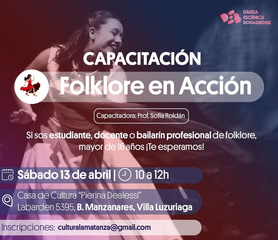 Folklore en Acción: Programa de capacitación en danzas tradicionales