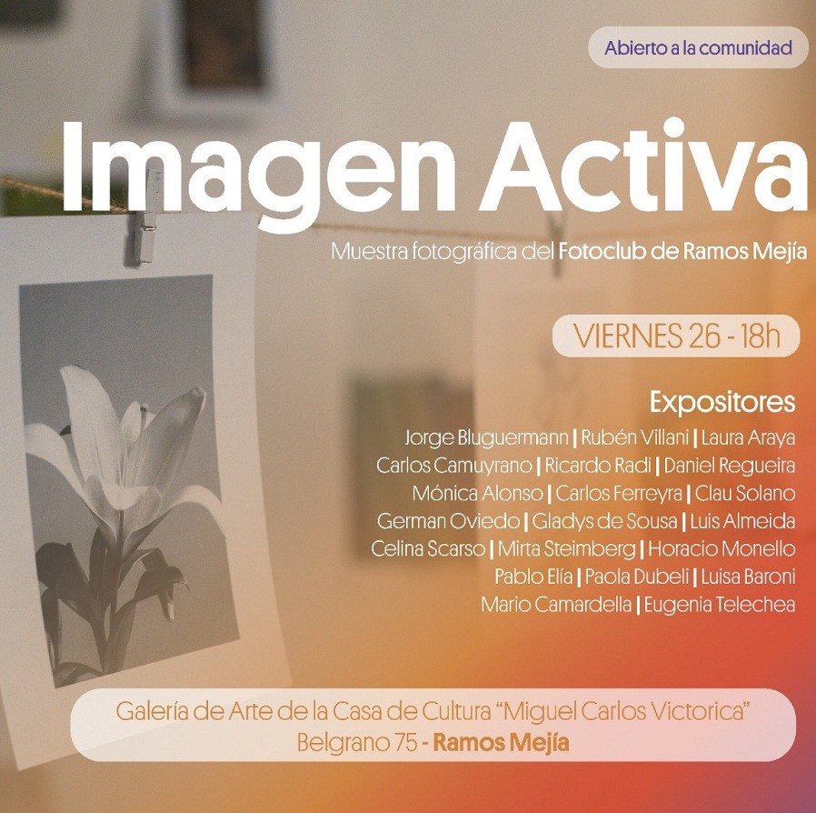 Imagen Activa presenta muestra de fotografía