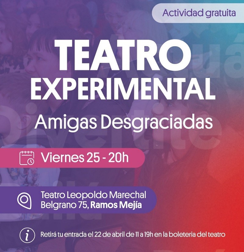 Ramos Mejía: llega Amigas desgraciadas, una comedia ácida para reír y reflexionar
