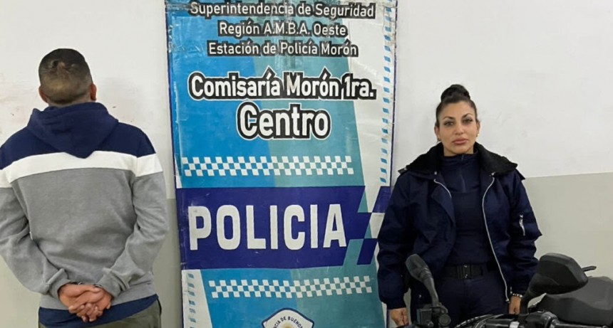 Detienen a un prófugo por una entradera en Morón
