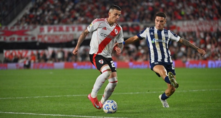 River rescató un empate sobre el final ante Talleres y se fue silbado del Monumental