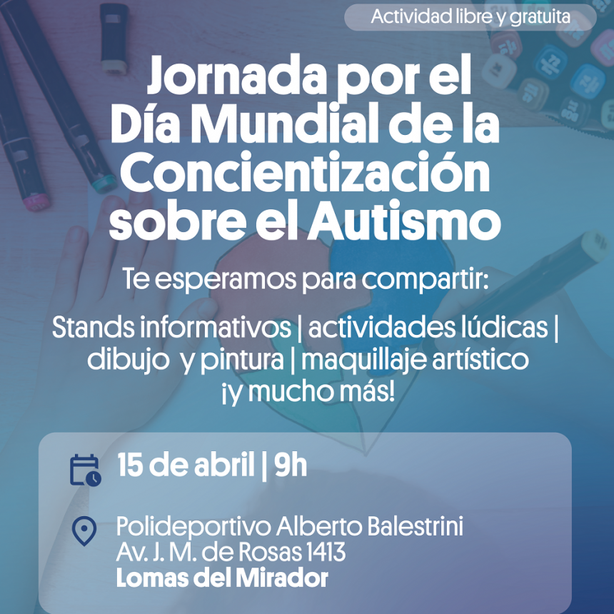 La Matanza: Jornada de concientización sobre el Autismo