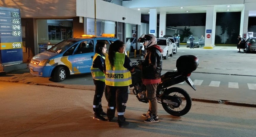 Controles viales y operativos de seguridad en Merlo para reforzar la prevención