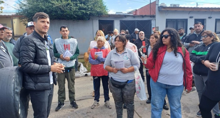Ghi lanzó una nueva etapa de urbanización en Carlos Gardel: “Empezamos una etapa nueva”