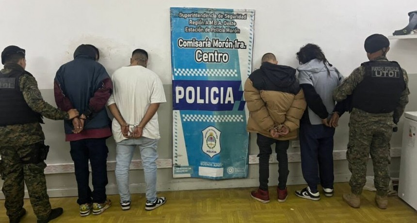 Morón intensifica la lucha contra el delito con operativos que dejaron detenciones y secuestros