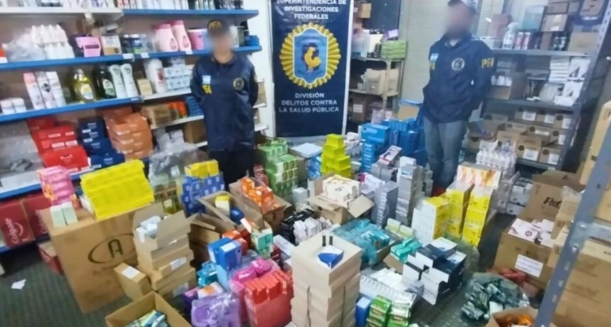 Desarticulan un depósito clandestino de medicamentos en el sur del conurbano