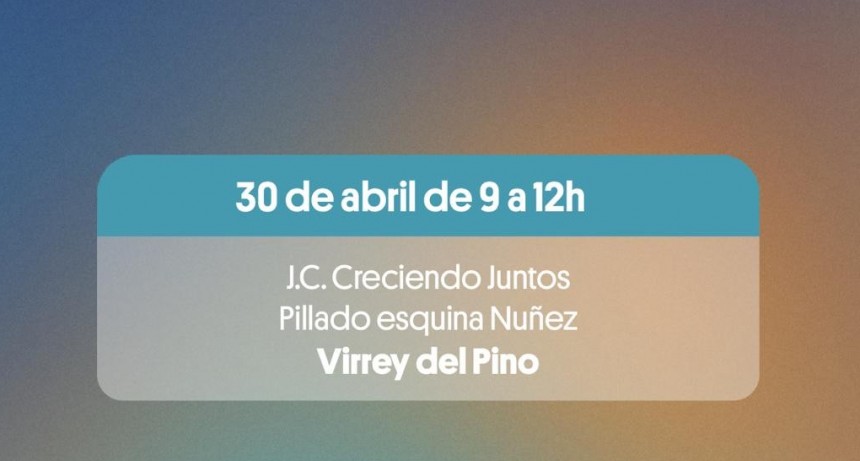 Accediendo a Derechos: operativo gratuito en Virrey del Pino para acercar servicios a la comunidad