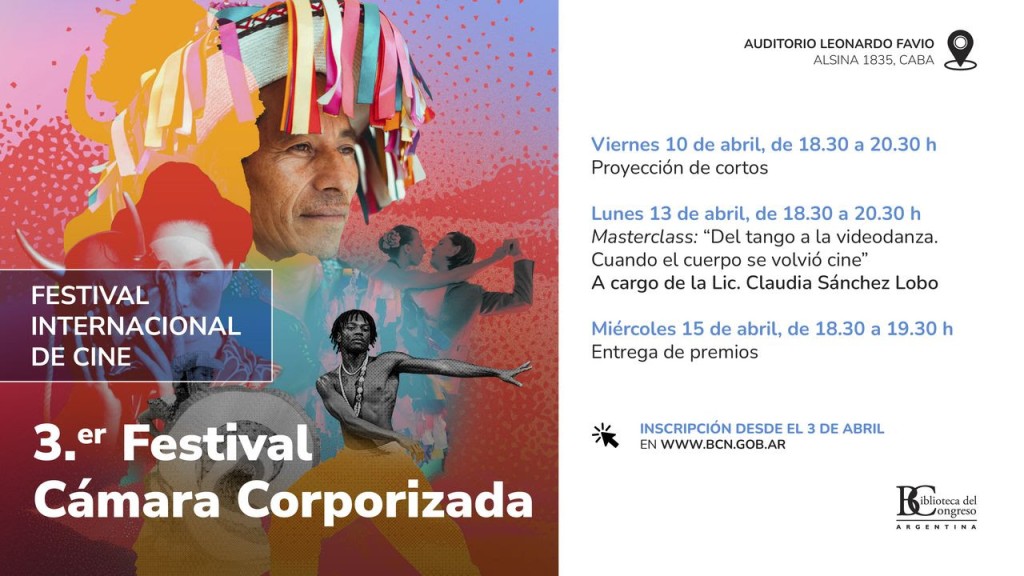 3&deg; Festival C&aacute;mara Corporizada   en la Biblioteca del Congreso