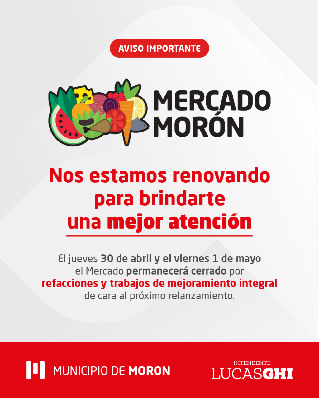 Cierra dos d&iacute;as y se renueva: c&oacute;mo ser&aacute; el nuevo Mercado Municipal de Mor&oacute;n