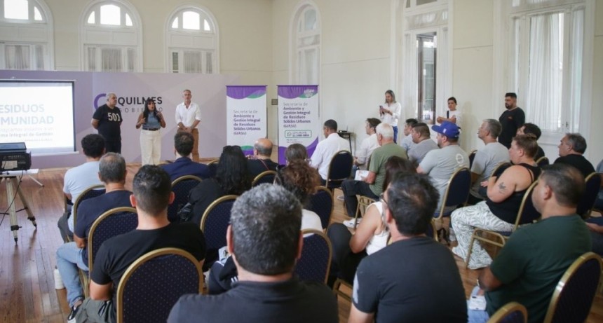 Quilmes lanza un plan clave para cambiar la recolecci&oacute;n y reducir la basura en la ciudad