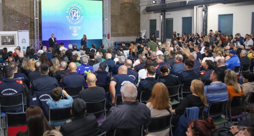 Avellaneda celebr&oacute; su aniversario con homenajes y un fuerte impulso al deporte local