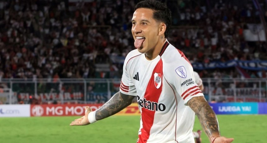 River sufri&oacute;, jug&oacute; con diez casi todo el partido y rescat&oacute; un empate clave en su debut en la Sudamericana