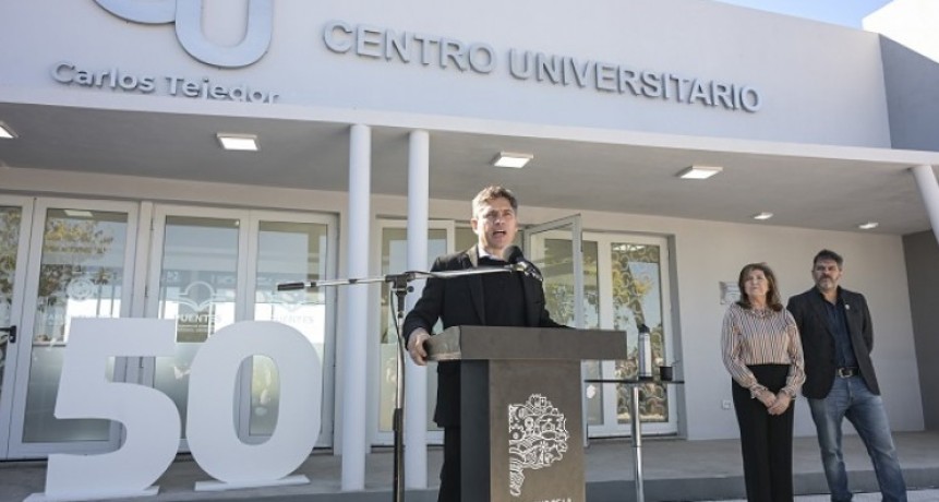 Universidad en el interior: inauguraron el centro N&ordm;50 y lanzaron un fuerte mensaje en medio del ajuste