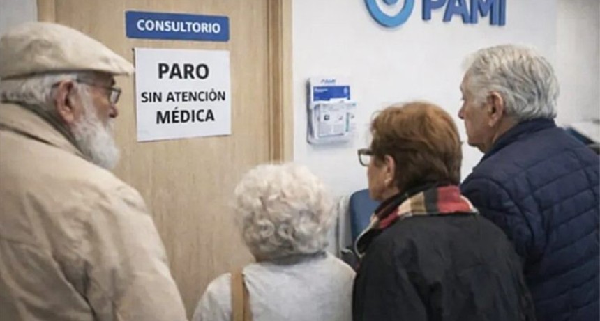 Paro en PAMI: m&eacute;dicos rechazan cobrar $2.100 por paciente y advierten por el impacto en la atenci&oacute;n