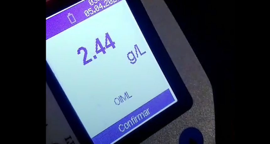 &ldquo;&iexcl;Es una banda, viejo!&rdquo;: manejaba con m&aacute;s del doble del l&iacute;mite de alcohol y qued&oacute; demorado