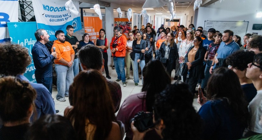 En Almirante Brown, la universidad no se apaga