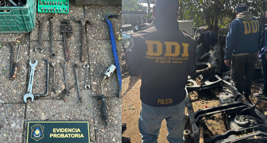 Cay&oacute; un desarmadero en La Matanza: rescatan autos robados y hay tres detenidos