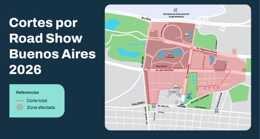 Colapinto llega a Palermo: c&oacute;mo ser&aacute;n los cortes de tr&aacute;nsito en la zona