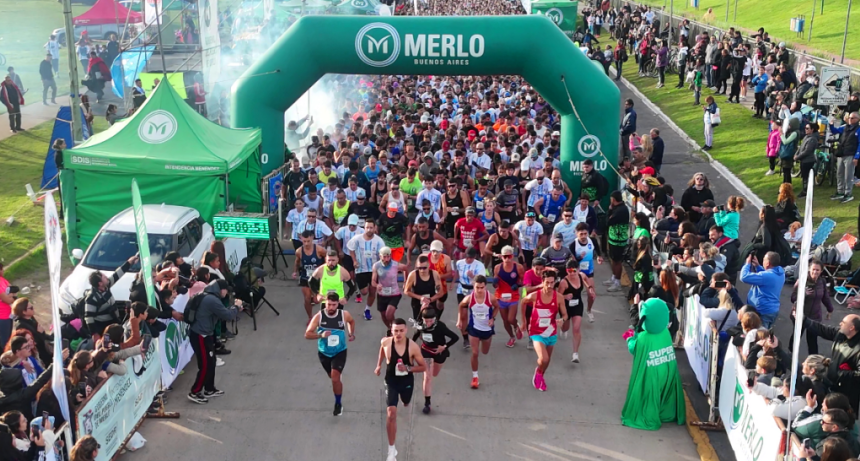 Multitudinaria carrera solidaria: m&aacute;s de 11.500 personas se sumaron a &ldquo;Merlo Corre por Malvinas&rdquo;