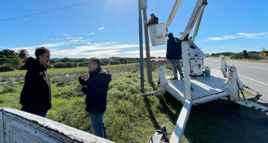 Refuerzan los controles en Miramar: instalan lectoras de patentes en los accesos al distrito