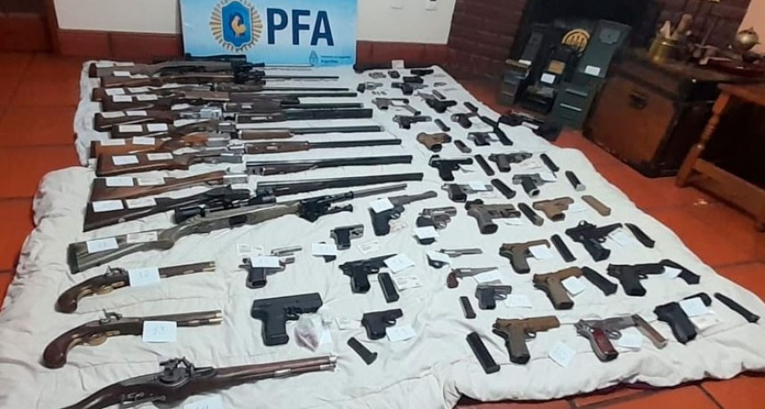 Golpe al tr&aacute;fico de armas: desarticulan una red que operaba en todo el pa&iacute;s y ten&iacute;a conexiones internacionales