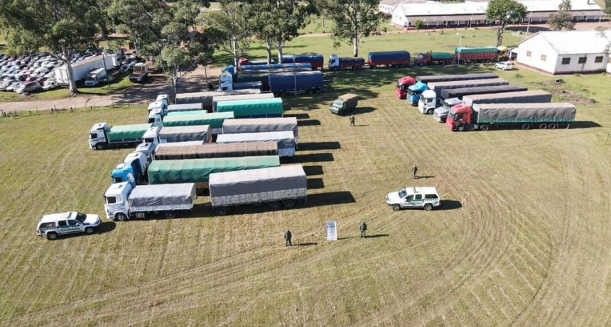 Contrabando: la Gendarmería decomisó 451 toneladas de soja y 28 de maíz