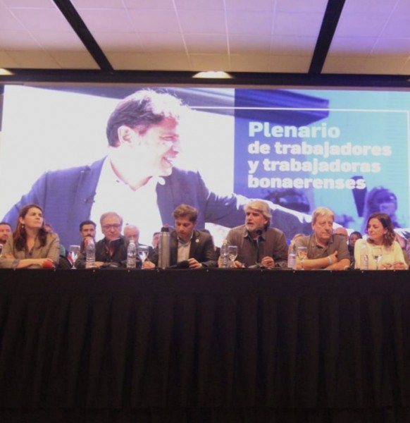 Kicillof y Correa encabezaron un plenario de trabajadoras y trabajadores