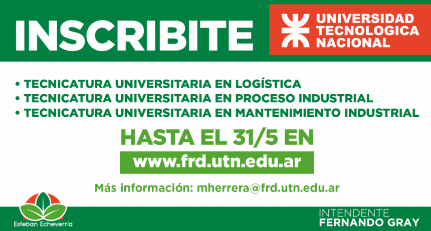 Continúa la inscripción a las tecnicaturas de la UTN