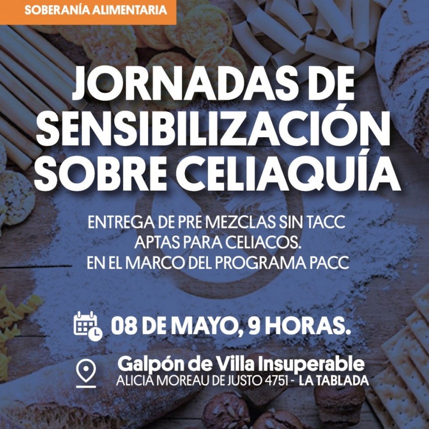 Jornada de sensibilización sobre Celiaquía.