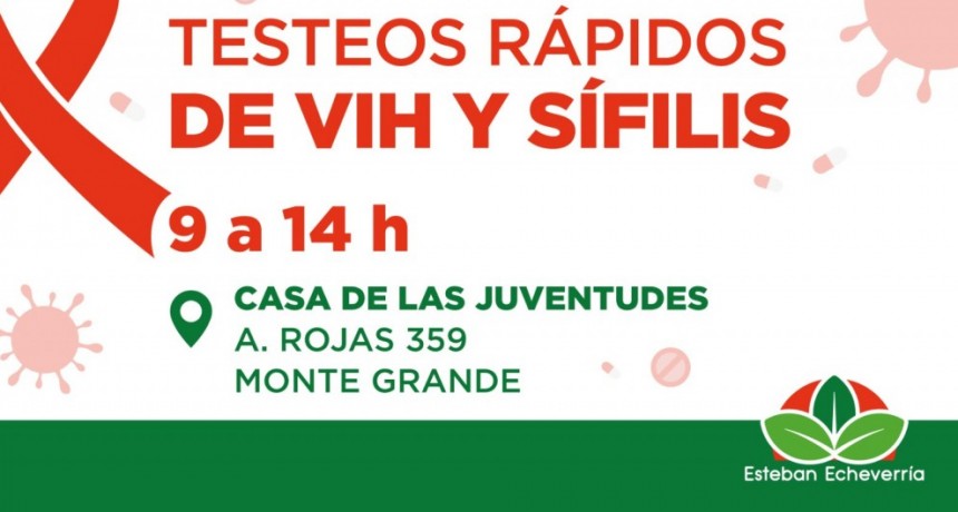 Continúan los testeos rápidos de VIH y sífilis en la Casa de las Juventudes
