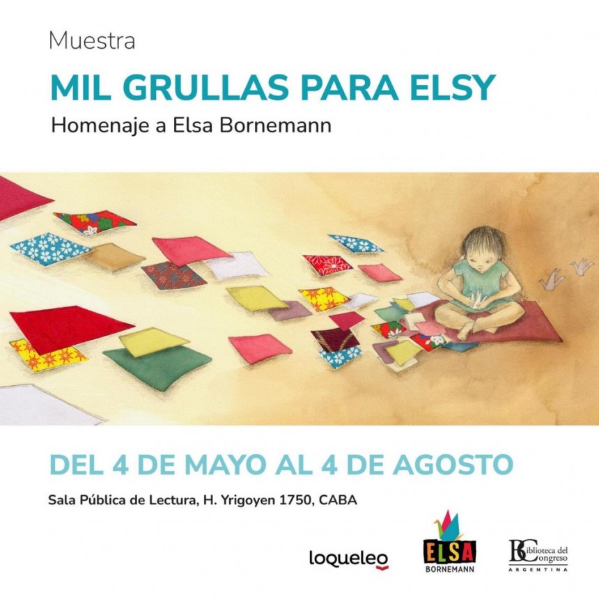 Muestra en homenaje a Elsa Bornemann en la Biblioteca del Congreso de la Nación
