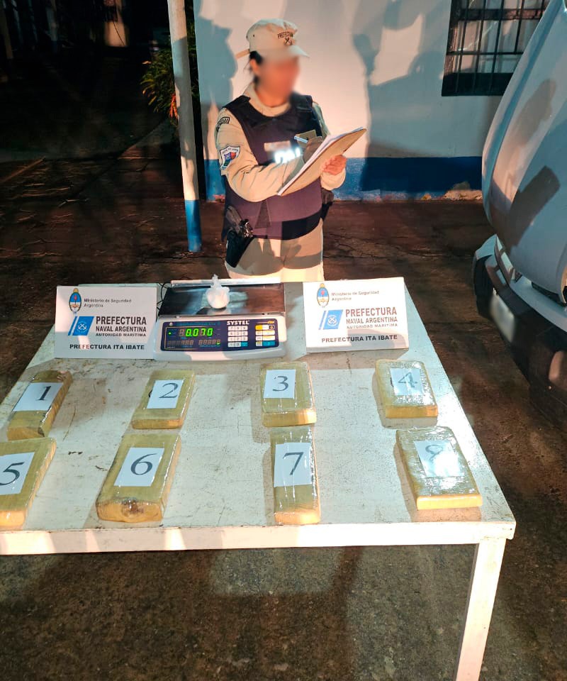 Prefectura secuestró más de 139 kilos de marihuana y cocaína valuados en 318 millones de pesos