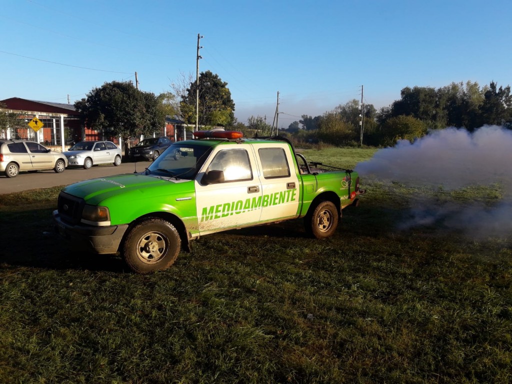 Avanzan los operativos de fumigación en Esteban Echeverría