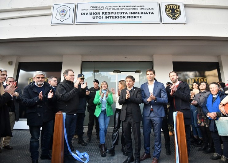 Kicillof inauguró la base de la UTOI en San Nicolás