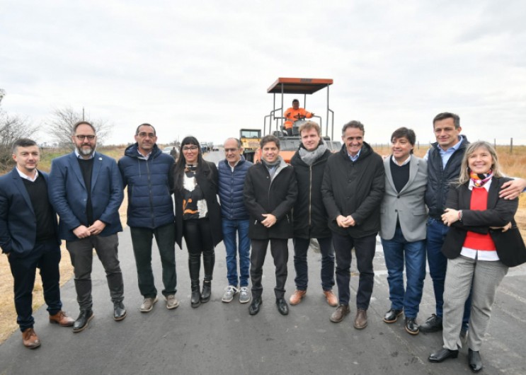 Kicillof Inauguró Obra de Suministro de Gas Natural en Pirovano