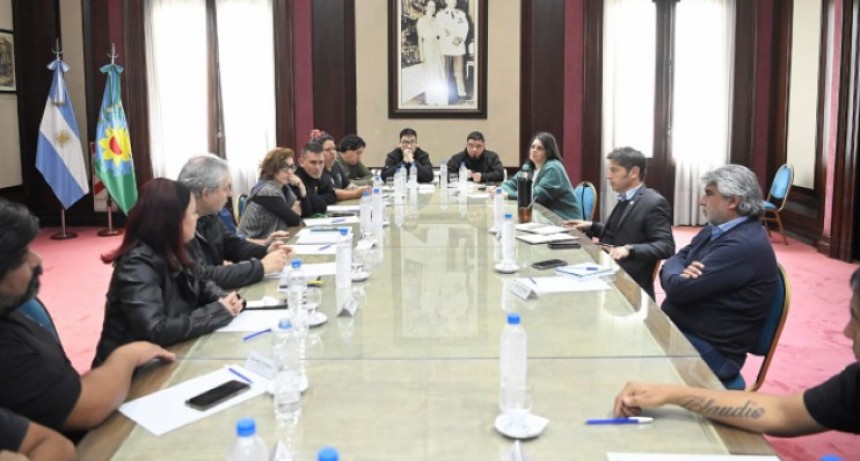 Kicillof se reúne con referentes gremiales de empresas recuperadas en la Provincia de Buenos Aires